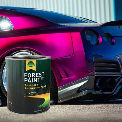 Yellow Resistant High Hear Clear Coat Car Paint Metallic 1k Acrylic Primer