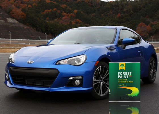 Bright Blue 2K Acrylic Car Paint Restoration High Film Thickness