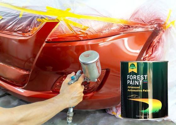 1k Acrylic Metallic Pearl White Car Paint Repair , Eco Friendly Industrial Acrylic Paint