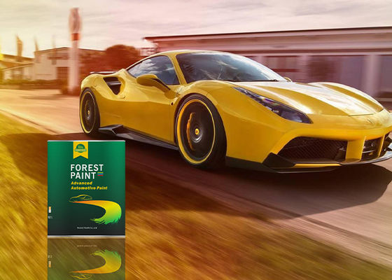 Sunproof Acrylic Enamel Automotive Paint 2K Medium Yellow Car Paint