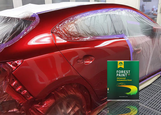 Crystal Red Pearl Color Repair Faded Car Paint Peeling Off Repair