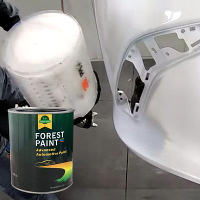 ISO9001 1K Acrylic Car Paint Sovlent Based Pearl Blue Color Acrylic Varnish