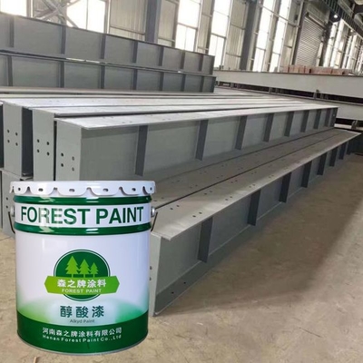 Bright Color Liquid Alkyd Enamel Paint For Iron Material Truck