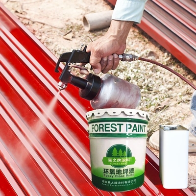 Building Coating Phenolic Anti corrosive Epoxy Paint Top Coat Excellent Oil Resistance