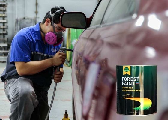 Pearlescent 1K Acrylic Car Paint Touch Up Solid Color Quick Dry
