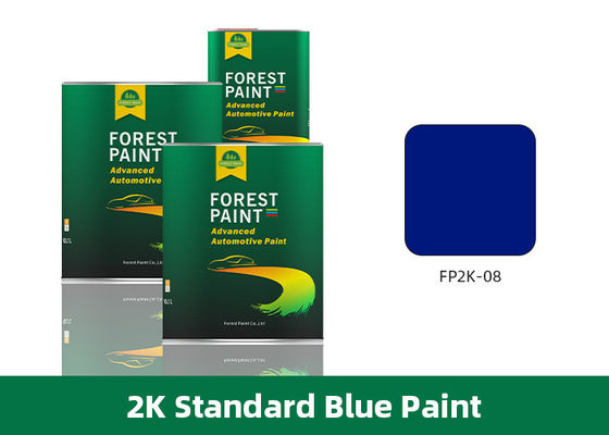Flat Blue 2K Acrylic Car Paint Automotive Clear Coat Spray Paint High Build
