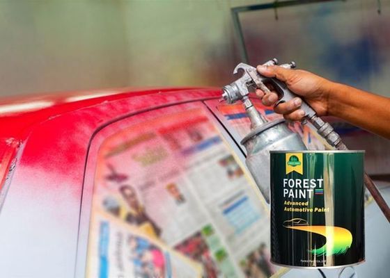 Free Samples 1k Acrylic Car Paint Chemical Resistance For Auto Refinish ISO14001 4L