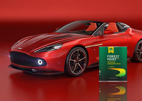 2K Automotive Primer Spray Paint , Gloss Red Car Paint 45mins Drying Time