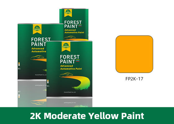 2k Acrylic Urethane Car Paint , Moderate Yellow Auto Clear Coat Water Resistant