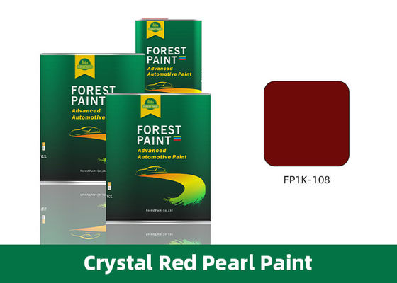 Crystal Red Pearl Color Repair Faded Car Paint Peeling Off Repair