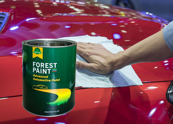 Crystal Red Pearl Color Repair Faded Car Paint Peeling Off Repair