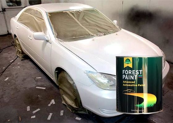 4L/Tin Gloss Pearl White Car Paint  Acrylic Automotive Refinish Paint 2-3 Layers