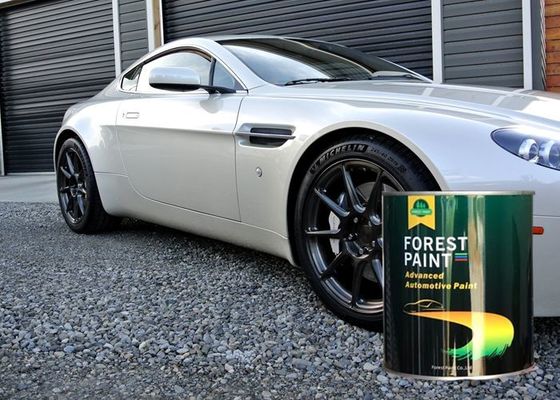 2K High Density Car Top Coat , Lemon Yellow Decorative Car Paint Refinishing