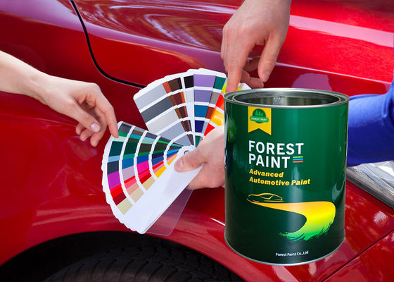 Basecoat Fixing Sun Damaged Car Paint , 1k Silver Pearl Metallic Car Paint Protection