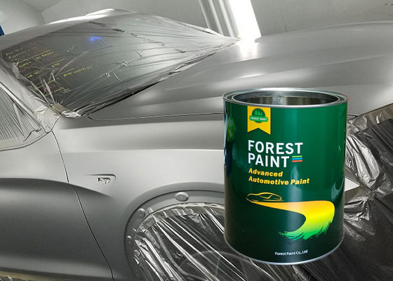 Basecoat Fixing Sun Damaged Car Paint , 1k Silver Pearl Metallic Car Paint Protection
