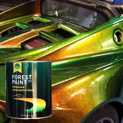 Acrylic Resin 1K Metallic Car Spray Paint Auto Paint Restoration ISO14001 Standard