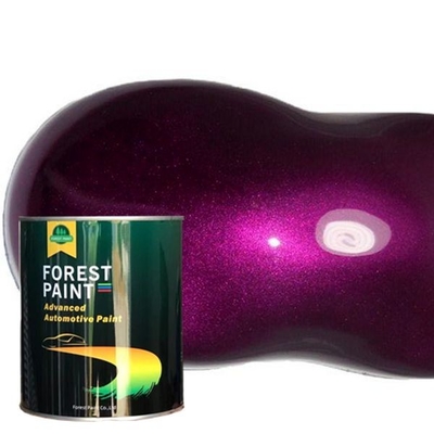 Acrylic Resin 1K Metallic Car Spray Paint Auto Paint Restoration ISO14001 Standard